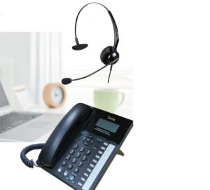 sela kt-9600 headset phone combo